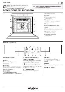 Manuale Whirlpool OAKZ9 7961 SP IX Forno