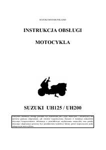 Instrukcja Suzuki UH125 (2008) Motocykl
