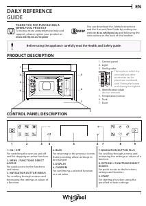 Manual Whirlpool W6 MS450 Oven