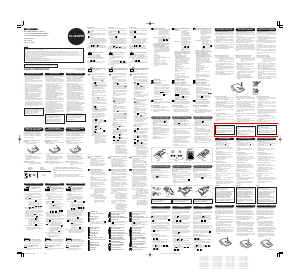 Mode d’emploi Sharp EL-2630PIII Calculatrice imprimante