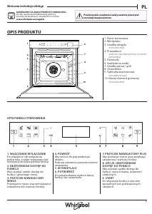 Instrukcja Whirlpool W6 OS4 4S1 H BL Piekarnik