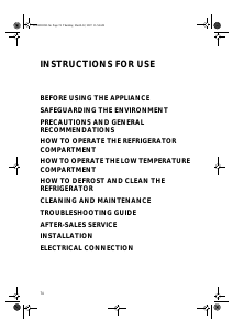 Manual Whirlpool ACO 051 Refrigerator