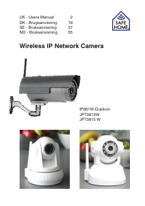 Bruksanvisning SafeHome JPT3813W  IP Kamera