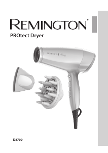 Εγχειρίδιο Remington D8700 PROtect Πιστολάκι μαλλιών