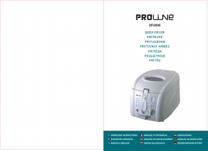 Manuale Proline DF2000 Friggitrice