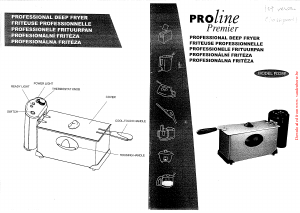 Manual Proline FD28E Deep Fryer