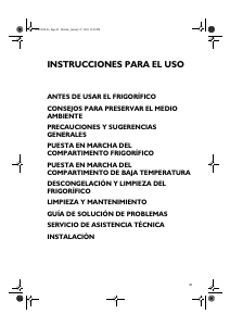 Manual de uso Whirlpool ARC 0450 Refrigerador