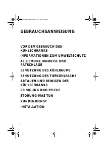 Bedienungsanleitung Whirlpool ARC 0451 Kühlschrank