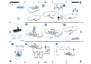 Manuale Philips DS7700 Sistema docking con altoparlanti