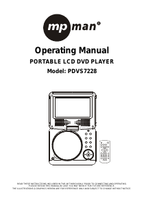 Bedienungsanleitung Mpman PDVS7228 DVD-player