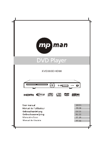 Manual Mpman XVD360 HDMI Leitor de DVD