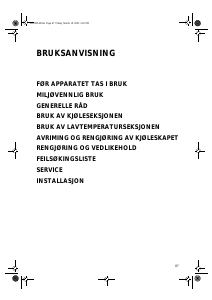 Bruksanvisning Whirlpool ARC 1675/1 Kjøleskap
