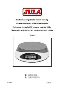 Manual Jula 821-016 Postal Scale