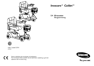 Brugsanvisning Invacare Colibri El-scooter