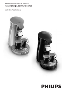 Bruksanvisning Philips HD7827 Senseo Viva Cafe Kaffebryggare