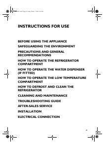 Manual Whirlpool ARC 192/IX AQUA Refrigerator