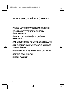 Instrukcja Whirlpool ARG 343 Lodówka