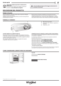 Manuale Whirlpool ARG 585 Frigorifero