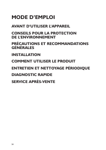 Mode d’emploi Whirlpool ARG 912 Réfrigérateur