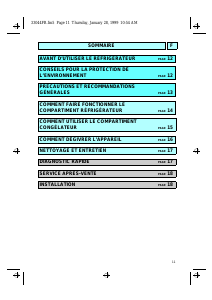 Mode d’emploi Whirlpool ARG 947 M Réfrigérateur