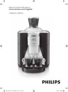 Manual Philips HD8010 Senseo Sarista Coffee Machine