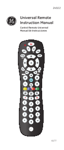 Manual GE 24922 Remote Control