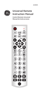 Manual GE 24965 Remote Control