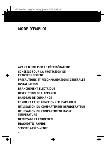 Mode d’emploi Whirlpool ARG 993-A/R Réfrigérateur