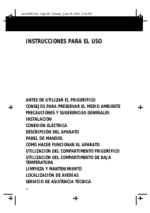 Manual de uso Whirlpool ARG 993-A/R Refrigerador