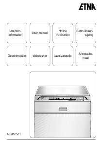 Manual ETNA AFI8525ZT Dishwasher