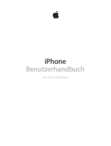 Bedienungsanleitung Apple iPhone (iOS 6) Handy