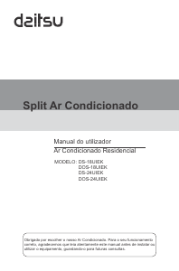 Manual Daitsu DOS-18UIEK Ar condicionado