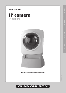 Handleiding Clas Ohlson 18-2062 IP camera