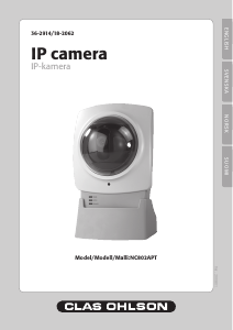 Manual Clas Ohlson 36-2914 IP Camera
