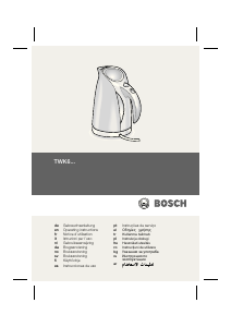 Manual Bosch TWK6801 Fierbător