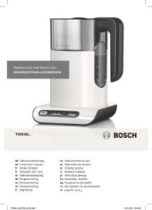 Наръчник Bosch TWK8611P Чайник