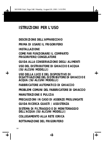 Manuale Whirlpool ARZ 740/W Frigorifero