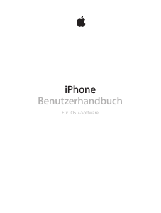 Bedienungsanleitung Apple iPhone (iOS 7) Handy