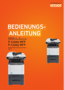 Bedienungsanleitung UTAX P-C2660 MFP Multifunktionsdrucker