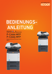 Bedienungsanleitung UTAX P-C2665 MFP Multifunktionsdrucker