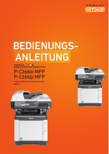 Bedienungsanleitung UTAX P-C2665i MFP Multifunktionsdrucker