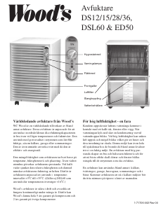 Bruksanvisning Wood's DS28 Avfuktare