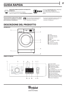 Manuale Whirlpool WWDE 8614 Lavatrice