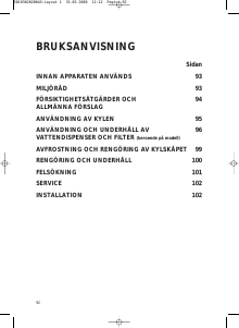 Bruksanvisning Whirlpool WM1649 W AQUA Kylskåp