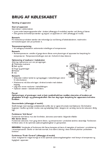 Brugsanvisning Whirlpool WME1663 DFC TS Køleskab