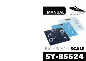 Handleiding Sytech SYBS524BL Weegschaal