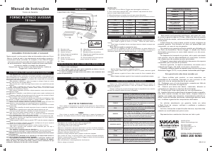 Manual Suggar FE1011PT Forno