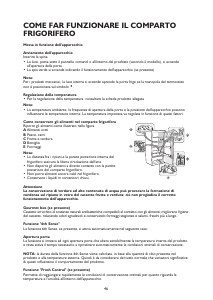 Manuale Whirlpool WMN1869 DFC N Frigorifero