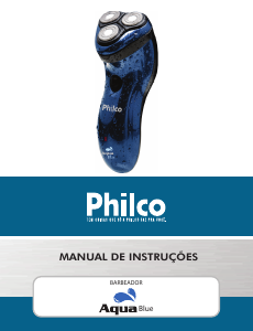 Manual Philco Aqua Blue Máquina barbear