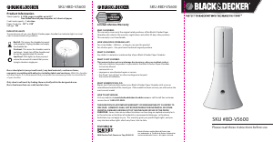 Manual Black and Decker BD-VS600 Paper Shredder